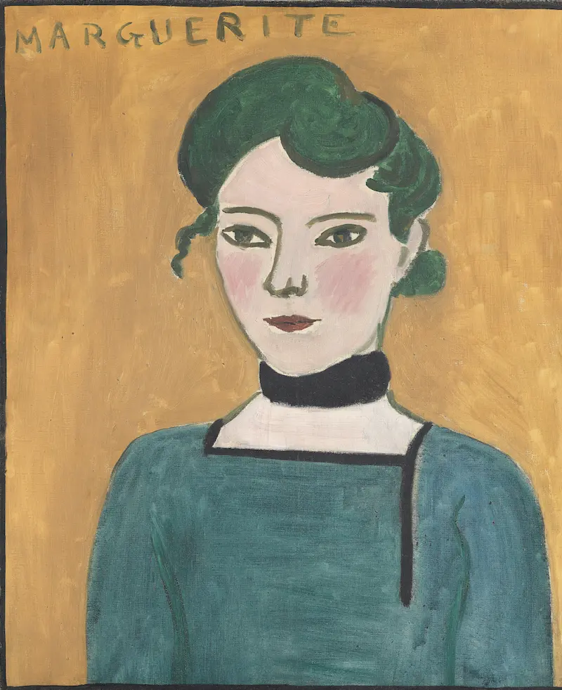 马蒂斯《玛格丽特肖像》