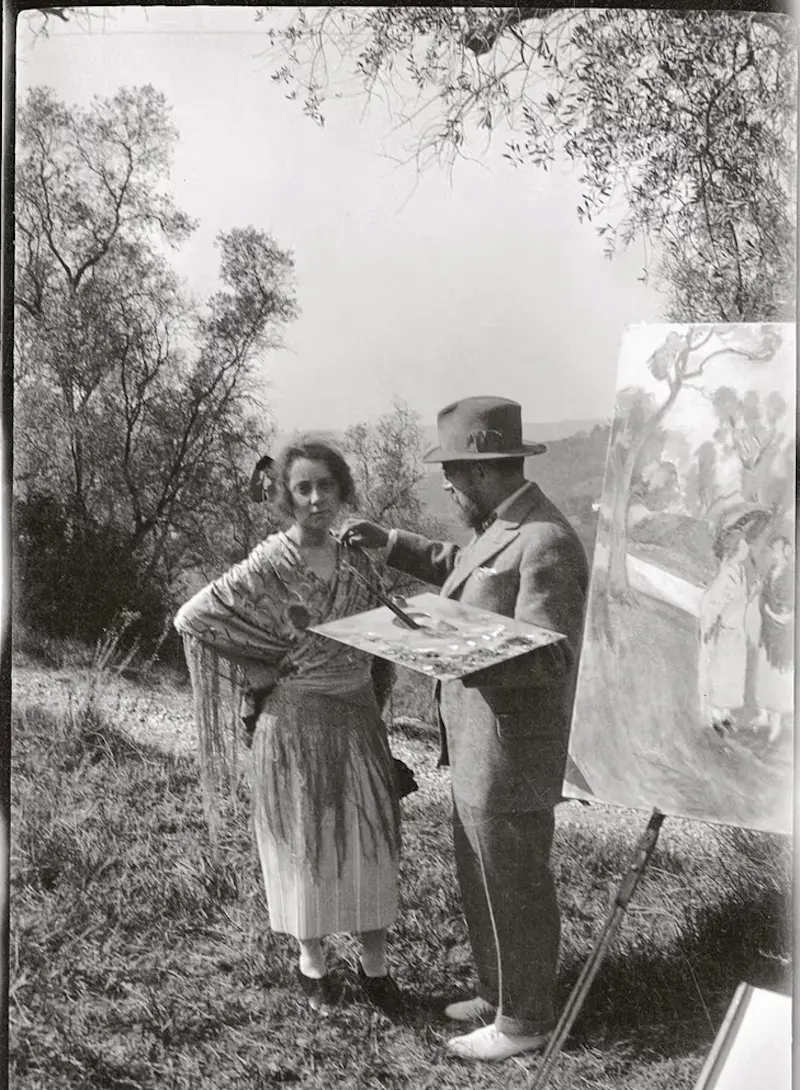 马蒂斯与玛格丽特,1921年