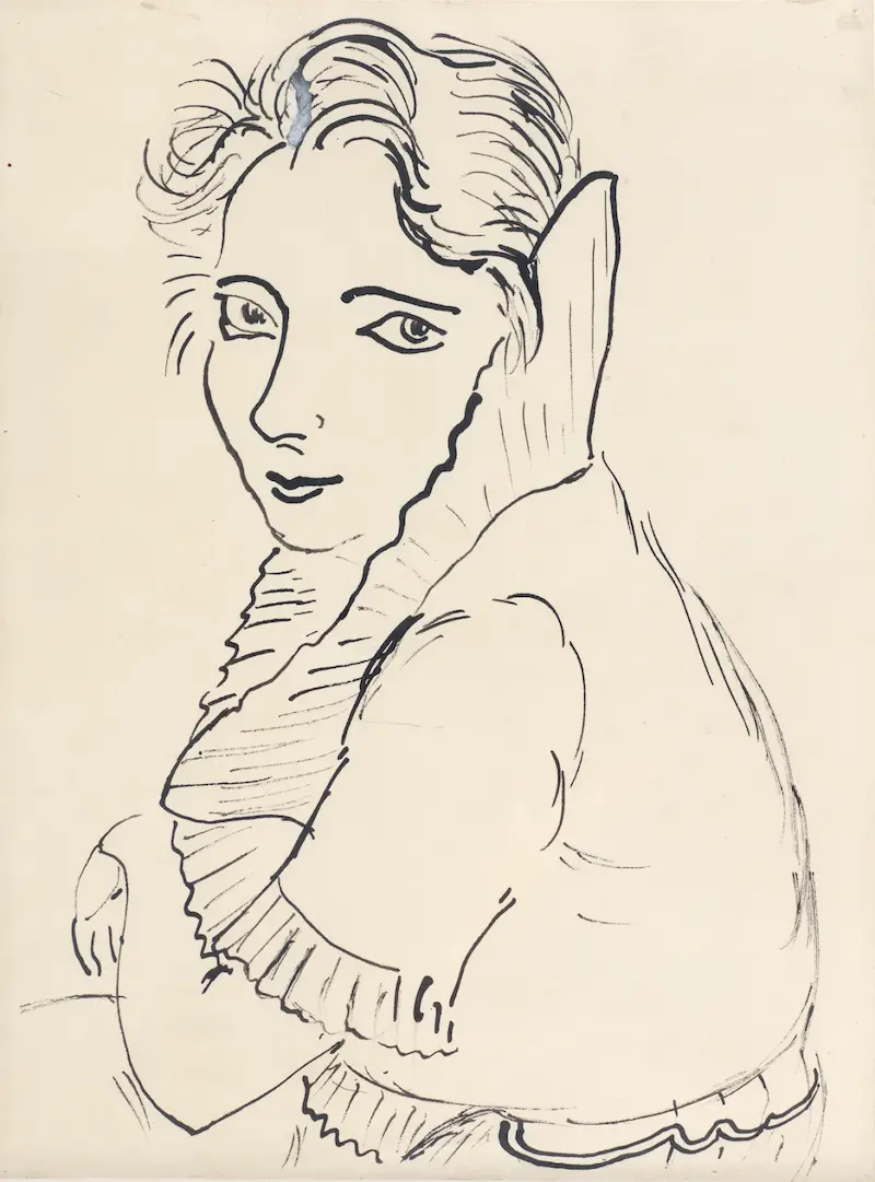 马蒂斯《玛格丽特肖像》, 1921年