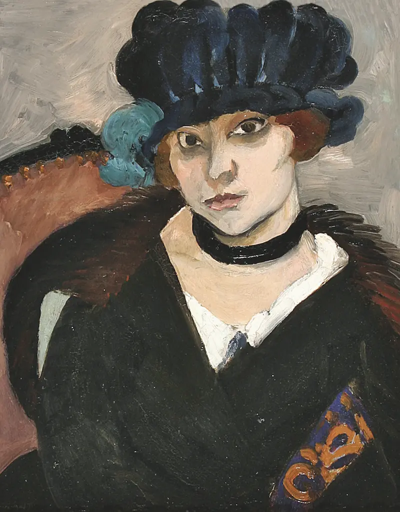 马蒂斯《玛格丽特肖像》