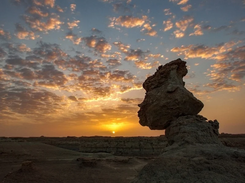 罗布泊雅丹地貌